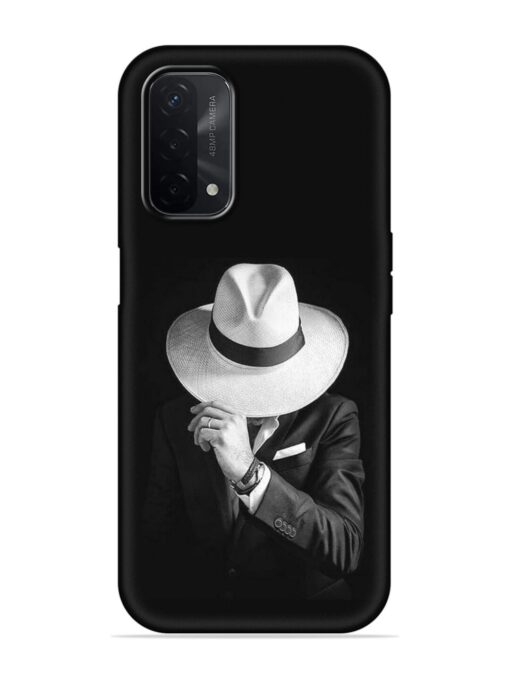 Men Under Hat Embossed Soft Silicone Case for Oppo A74 (5G) Zapvi