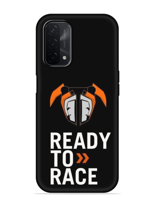 Ready To Race Embossed Soft Silicone Case for Oppo A74 (5G) Zapvi