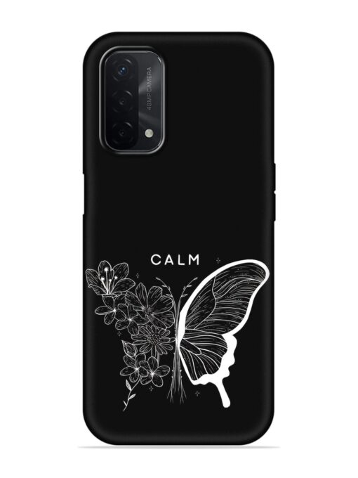 Calm Embossed Soft Silicone Case for Oppo A74 (5G) Zapvi