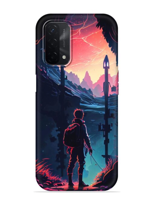 Cgs Artwork Embossed Soft Silicone Case for Oppo A74 (5G) Zapvi