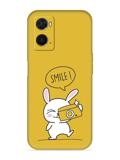 Hey Smile Please Embossed Soft Silicone Case for Oppo A76 Zapvi