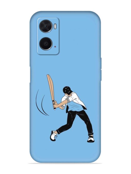 Cricket Gully Boy Embossed Soft Silicone Case for Oppo A76 Zapvi