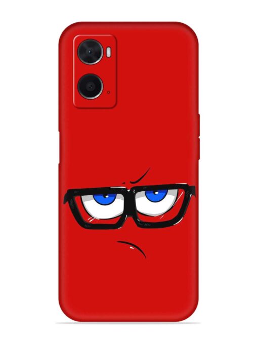 Rad Angry Face Embossed Soft Silicone Case for Oppo A76 Zapvi