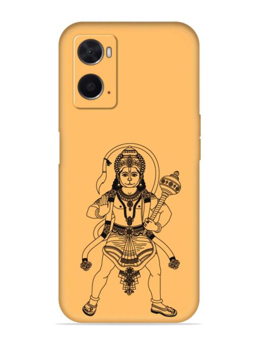 Indian God Hanuman Embossed Soft Silicone Case for Oppo A76 Zapvi