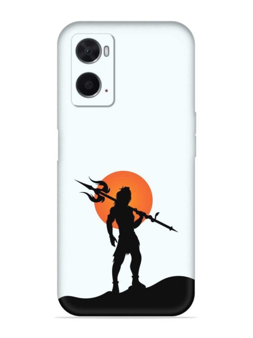 Lord Mahadev Trendy Embossed Soft Silicone Case for Oppo A76 Zapvi