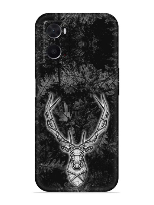 Ancient Deer Embossed Soft Silicone Case for Oppo A76 Zapvi