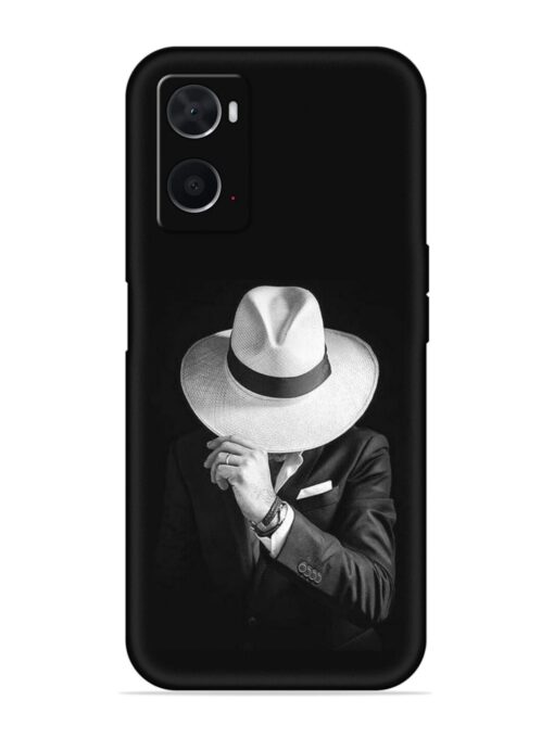 Men Under Hat Embossed Soft Silicone Case for Oppo A76 Zapvi