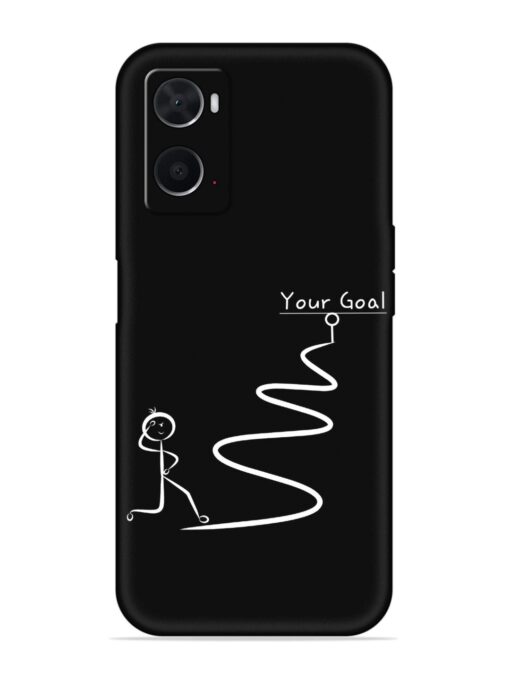 Your Goal Embossed Soft Silicone Case for Oppo A76 Zapvi