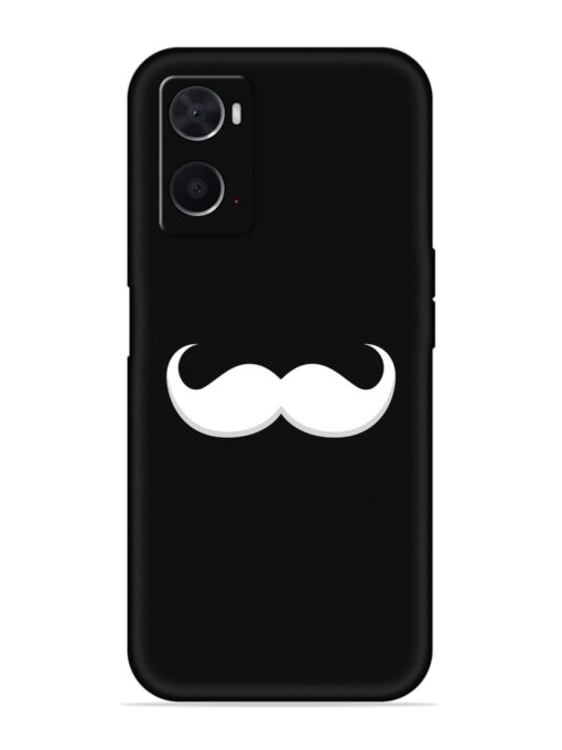 Mustache Vector Embossed Soft Silicone Case for Oppo A76 Zapvi