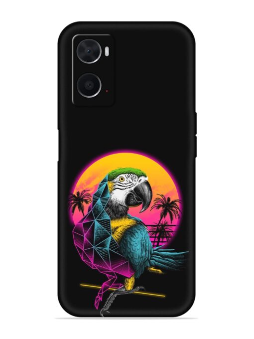 Rad Parrot Embossed Soft Silicone Case for Oppo A76 Zapvi