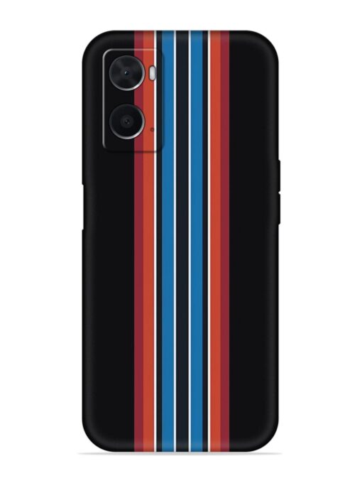 Vertical Strips Embossed Soft Silicone Case for Oppo A76 Zapvi