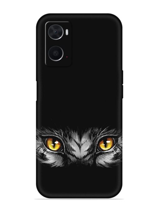 Scary Eye Embossed Soft Silicone Case for Oppo A76 Zapvi