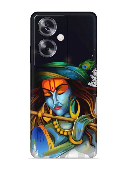 Krishna Art Embossed Soft Silicone Case for Oppo A79 (5G) Zapvi