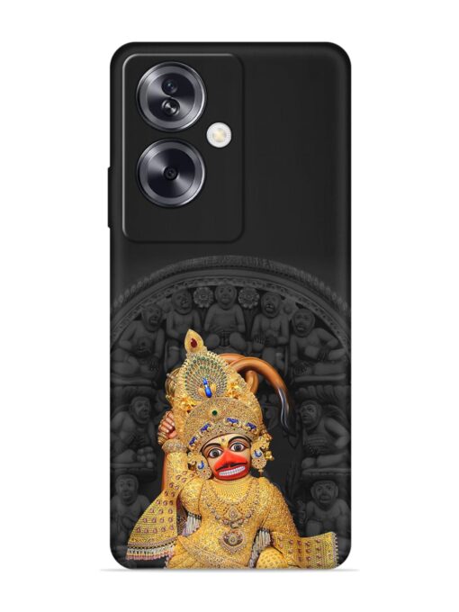 Indian Gold Hanuman Embossed Soft Silicone Case for Oppo A79 (5G) Zapvi