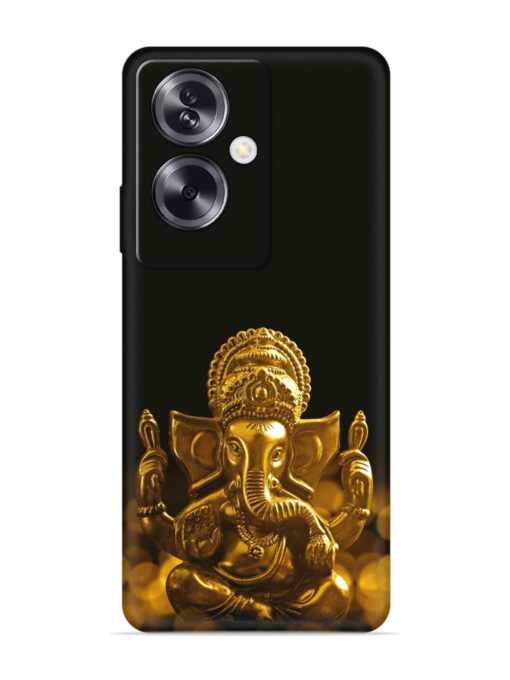 Lord Ganesha Indian Festival Embossed Soft Silicone Case for Oppo A79 (5G) Zapvi