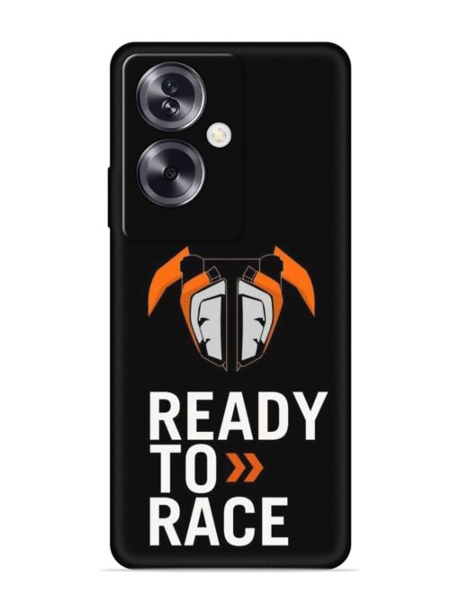 Ready To Race Embossed Soft Silicone Case for Oppo A79 (5G) Zapvi