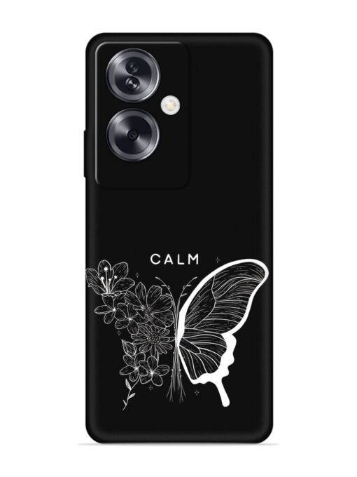 Calm Embossed Soft Silicone Case for Oppo A79 (5G) Zapvi