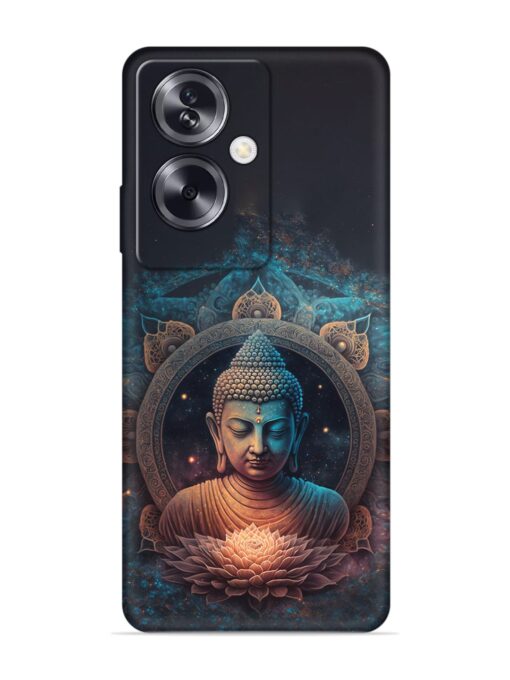 Gautam Buddha Embossed Soft Silicone Case for Oppo A79 (5G) Zapvi