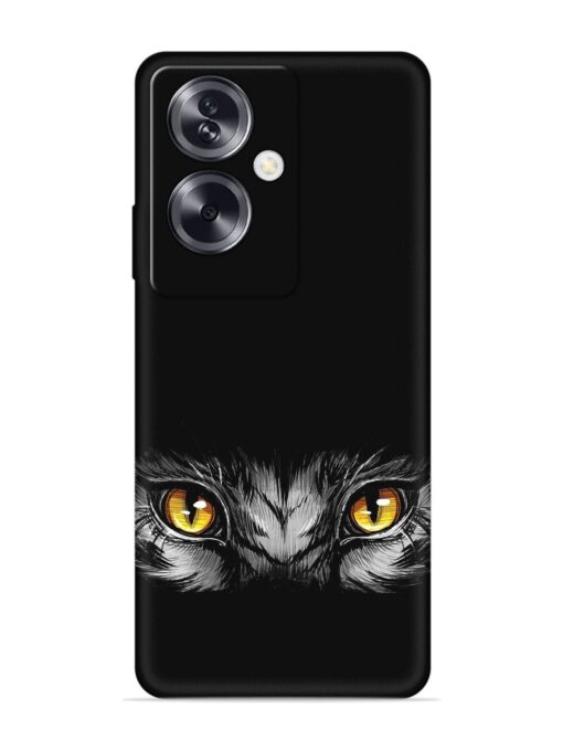 Scary Eye Embossed Soft Silicone Case for Oppo A79 (5G) Zapvi