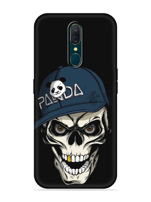 Panda Skull Embossed Soft Silicone Case for Oppo F11 Zapvi