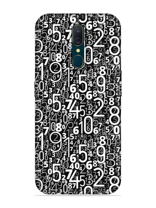 Many Numbers Different Embossed Soft Silicone Case for Oppo F11 Zapvi