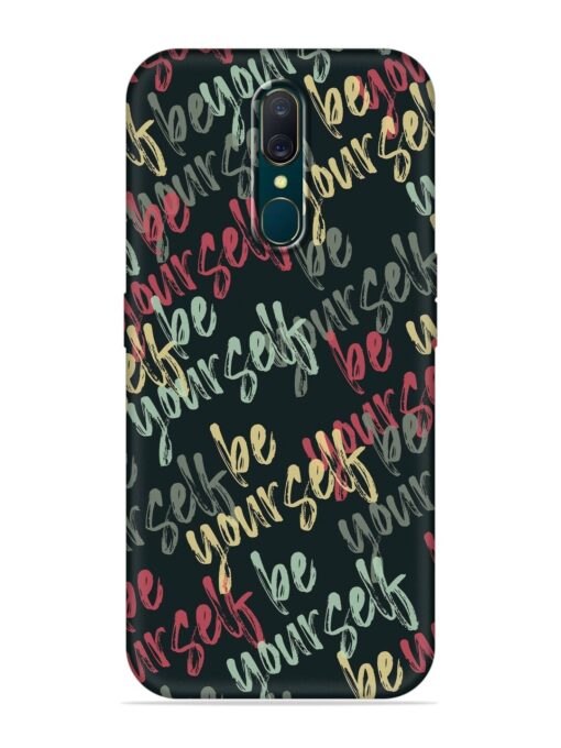 Yourself Seamless Embossed Soft Silicone Case for Oppo F11 Zapvi