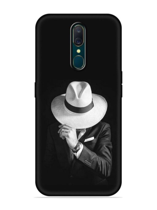 Men Under Hat Embossed Soft Silicone Case for Oppo F11 Zapvi