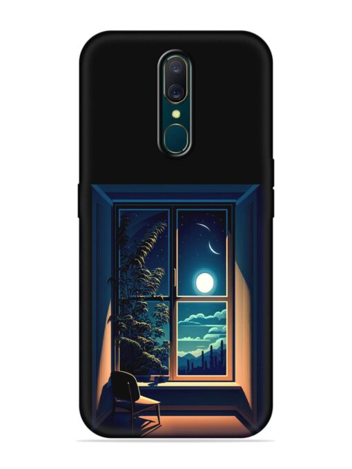 Night View At Window Embossed Soft Silicone Case for Oppo F11 Zapvi