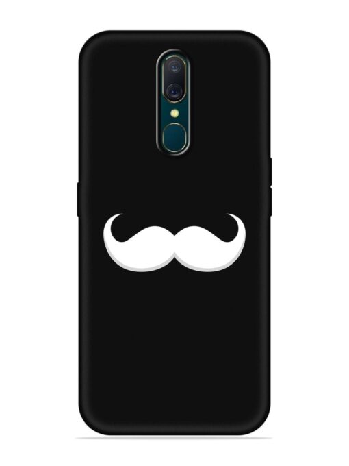 Mustache Vector Embossed Soft Silicone Case for Oppo F11 Zapvi