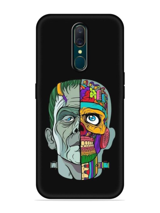 Men Vs Skull Embossed Soft Silicone Case for Oppo F11 Zapvi