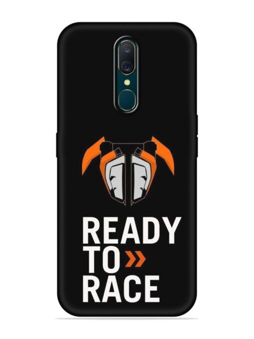 Ready To Race Embossed Soft Silicone Case for Oppo F11 Zapvi