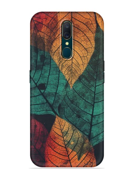 Leaves Artwork Embossed Soft Silicone Case for Oppo F11 Zapvi