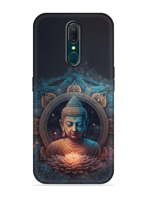 Gautam Buddha Embossed Soft Silicone Case for Oppo F11 Zapvi