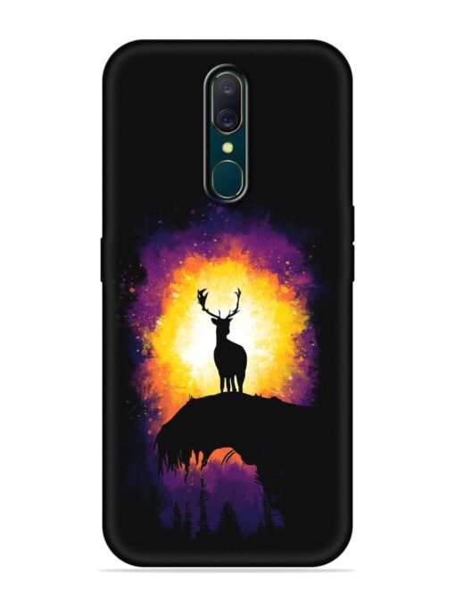 Elk Animal Art Embossed Soft Silicone Case for Oppo F11 Zapvi