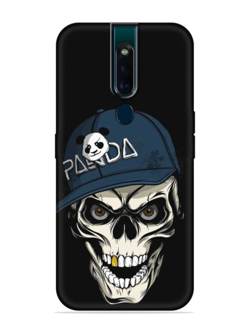 Panda Skull Embossed Soft Silicone Case for Oppo F11 Pro Zapvi