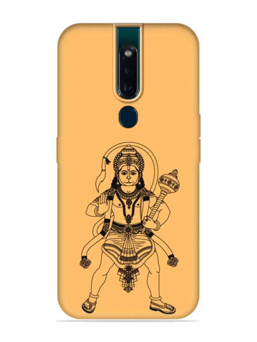 Indian God Hanuman Embossed Soft Silicone Case for Oppo F11 Pro Zapvi