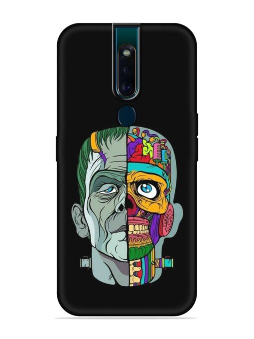 Men Vs Skull Embossed Soft Silicone Case for Oppo F11 Pro Zapvi