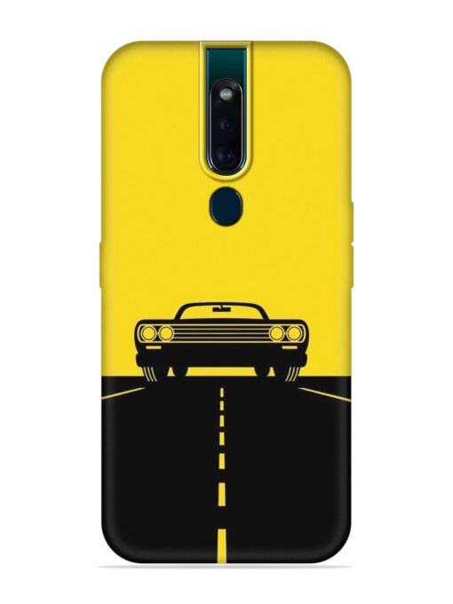 Classic Car Embossed Soft Silicone Case for Oppo F11 Pro Zapvi