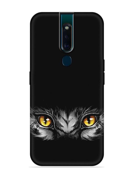 Scary Eye Embossed Soft Silicone Case for Oppo F11 Pro Zapvi