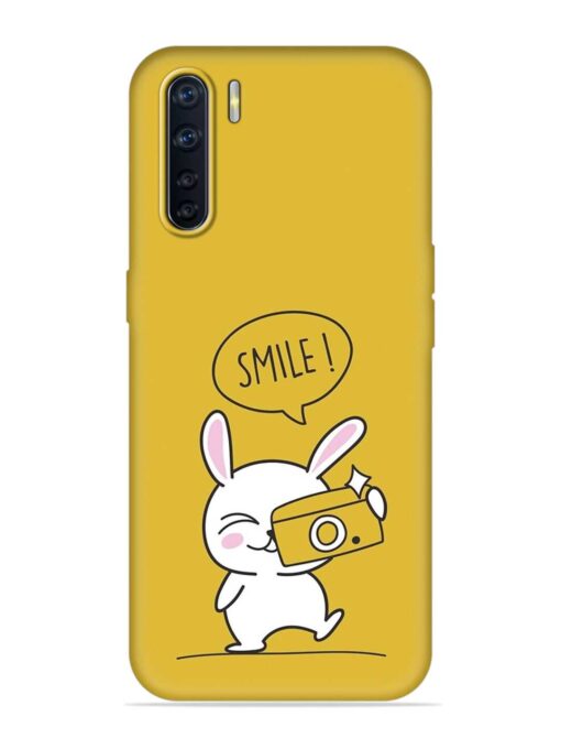 Hey Smile Please Embossed Soft Silicone Case for Oppo F15 Zapvi