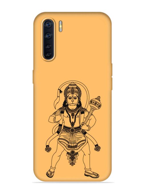 Indian God Hanuman Embossed Soft Silicone Case for Oppo F15 Zapvi