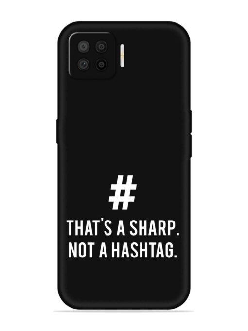 Thats Sharp Not Embossed Soft Silicone Case for Oppo F17 Pro Zapvi