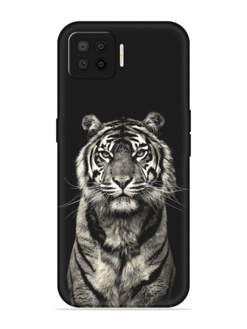 Tiger Art Embossed Soft Silicone Case for Oppo F17 Pro Zapvi