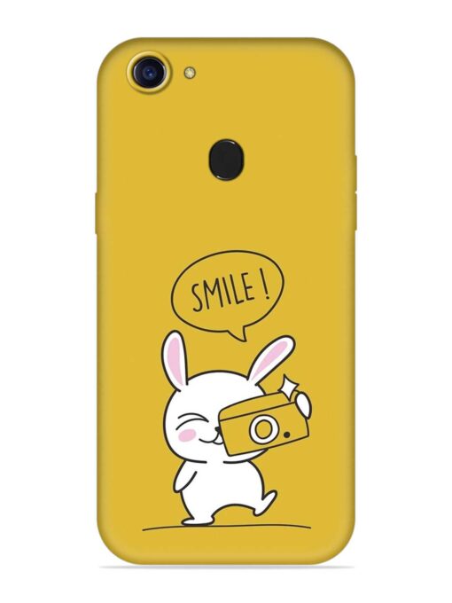 Hey Smile Please Embossed Soft Silicone Case for Oppo F7 Zapvi