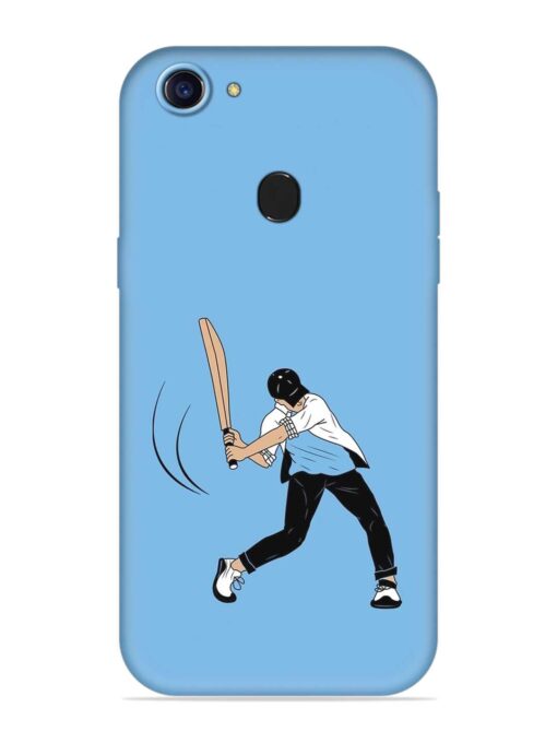 Cricket Gully Boy Embossed Soft Silicone Case for Oppo F7 Zapvi