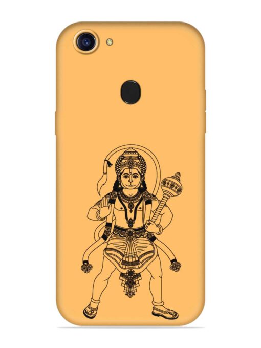 Indian God Hanuman Embossed Soft Silicone Case for Oppo F7 Zapvi