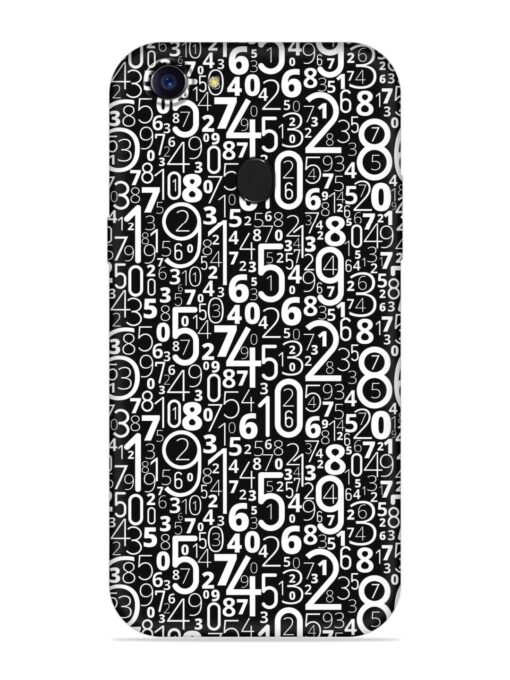 Many Numbers Different Embossed Soft Silicone Case for Oppo F7 Zapvi