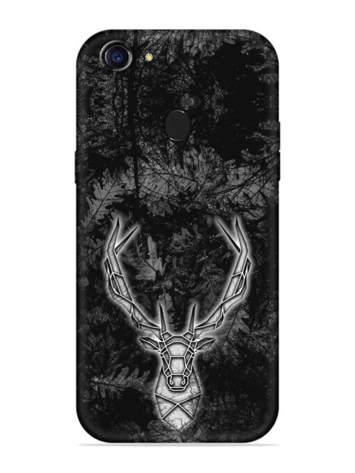 Ancient Deer Embossed Soft Silicone Case for Oppo F7 Zapvi