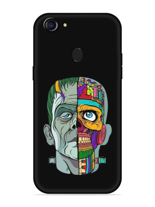 Men Vs Skull Embossed Soft Silicone Case for Oppo F7 Zapvi