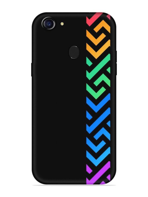 Colorshape Stripes Embossed Soft Silicone Case for Oppo F7 Zapvi